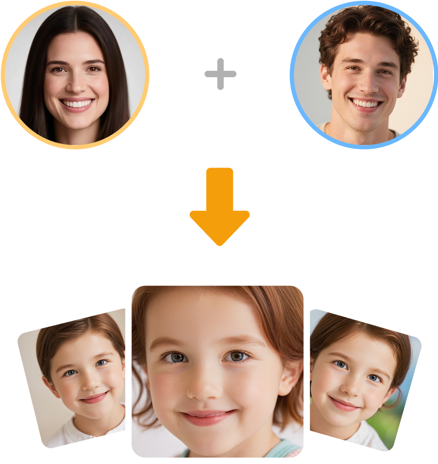 Baby face generation example